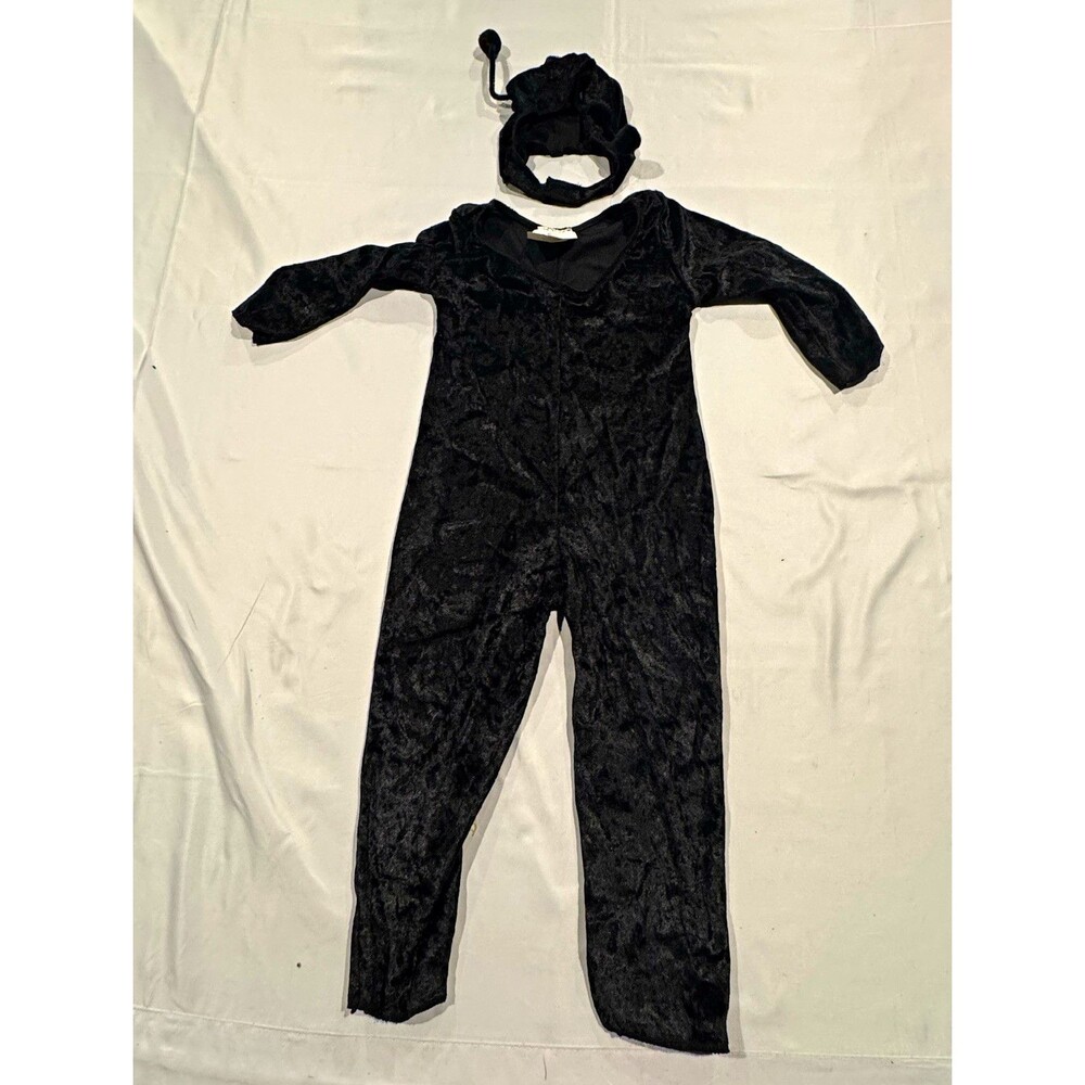 Topwell Creative Toddler Black Polyester Halloween Jumpsuit w/ Headpiece S 1-2Y
